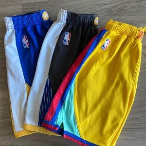 Adidas Warriors Boys Basketball Shorts